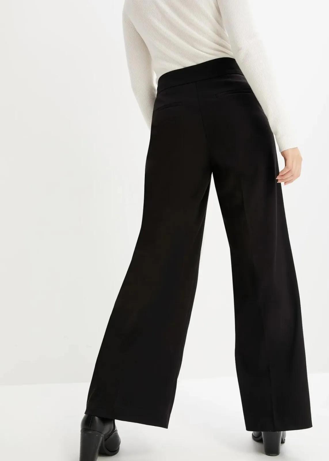 bonprix Bekleidung·Kleider|Nachhaltigere Materialien^Marlenehose schwarz