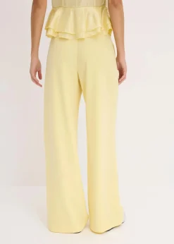 bonprix Bekleidung·Kleider|Festliche Mode^Marlenehose hellgelb