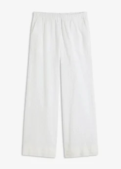bonprix Bekleidung·Kleider|Hosen^Marlenehose wollweiß