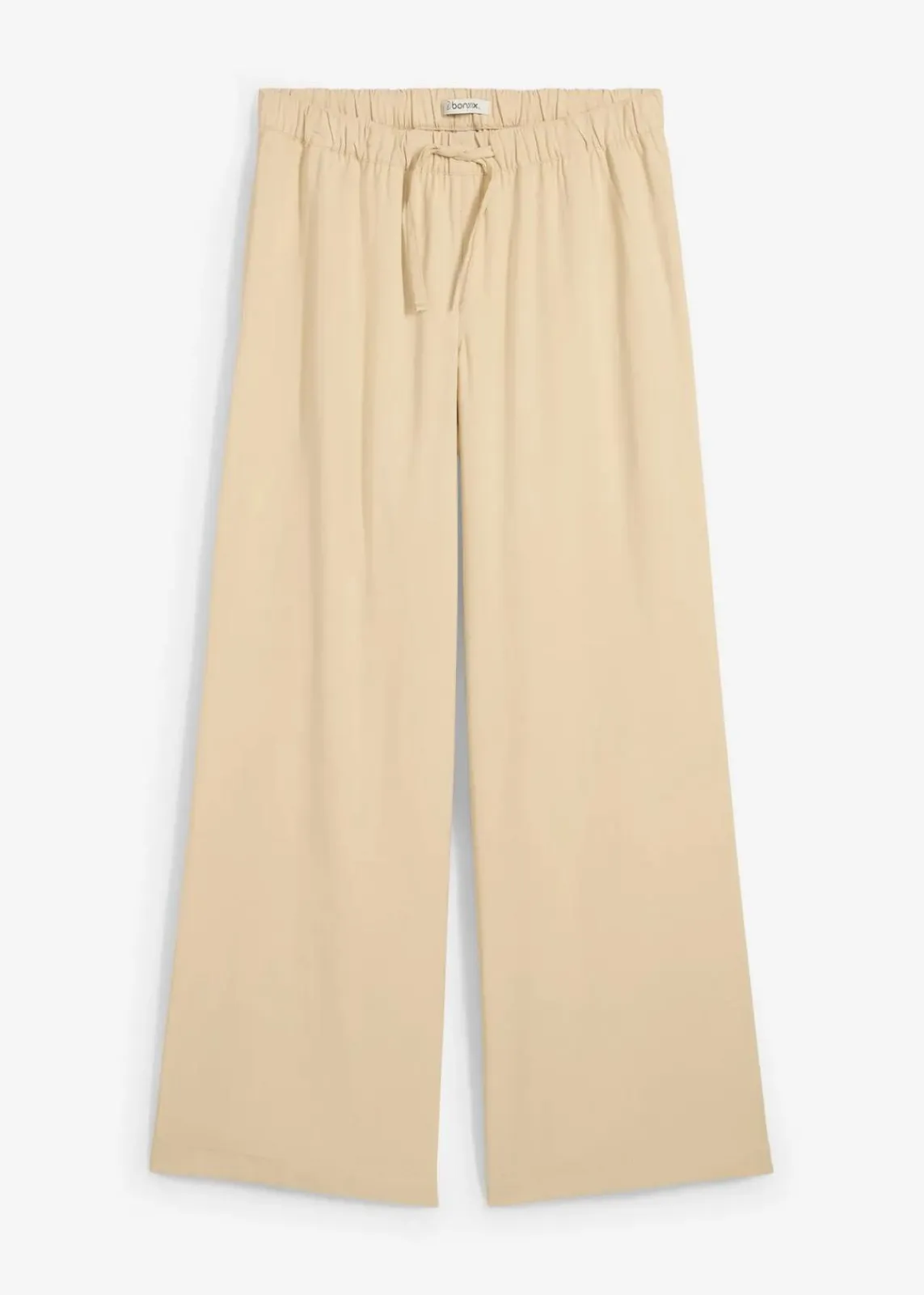 bonprix Hosen|Bekleidung·Kleider^Marlenehose aus fließender Viskose grünbeige