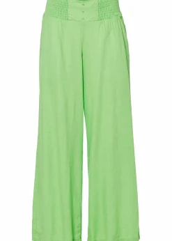 bonprix Nachhaltigere Materialien|Hosen^Marlenehose aus luftigem Leinen-Mix selleriegrün