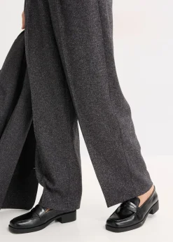 bonprix Bekleidung·Kleider|Hosen^Marlenehose aus softem Viskose-Mix grau meliert meliert