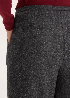 bonprix Bekleidung·Kleider|Hosen^Marlenehose aus softem Viskose-Mix grau meliert meliert