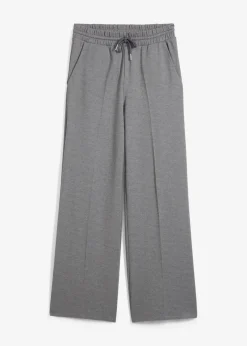 bonprix Nachhaltigere Materialien|Hosen^Marlenehose aus Viskose-Mix grau meliert