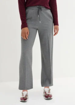 bonprix Nachhaltigere Materialien|Hosen^Marlenehose aus Viskose-Mix grau meliert