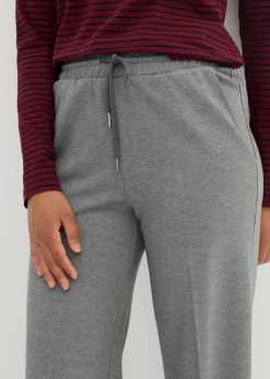 bonprix Nachhaltigere Materialien|Hosen^Marlenehose aus Viskose-Mix grau meliert
