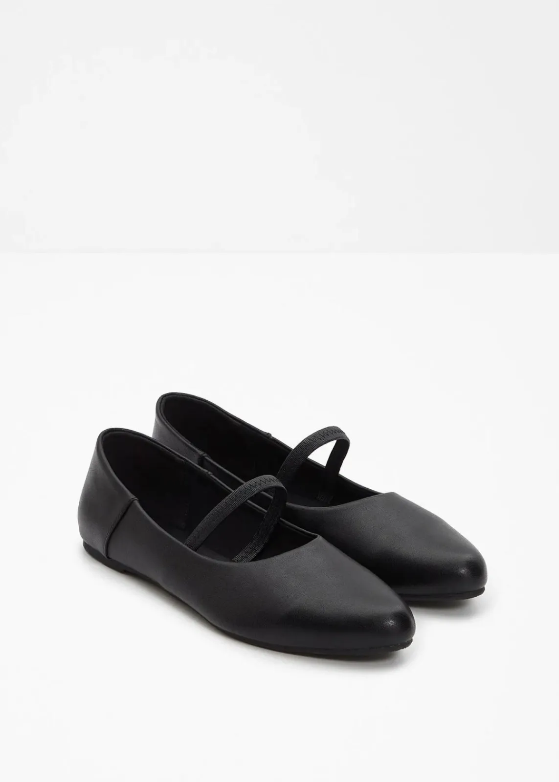 bonprix Sommerschuhe^Mary-Janes mit elastischem Riemen schwarz