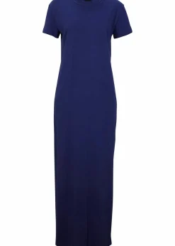 bonprix Bekleidung·Pullover & Strickjacken|Kleider^Maxikleid aus reiner Baumwolle mitternachtsblau