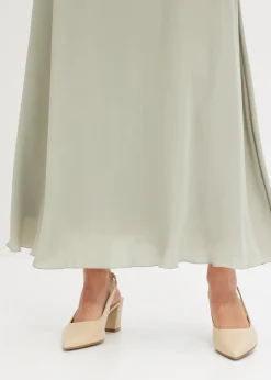 bonprix Kleider|Festliche Mode^Maxikleid mit Spitze seegras