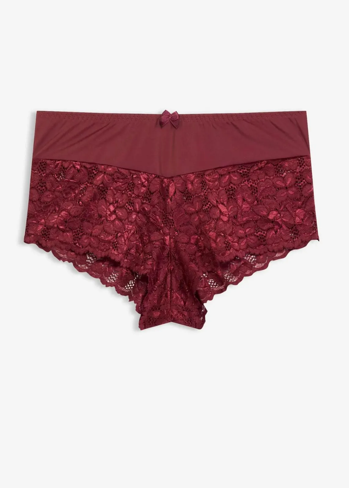 bonprix Nachhaltigere Materialien|Höschen^Maxipanty mit Spitze beere