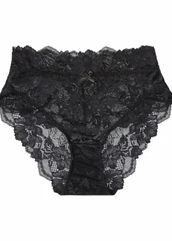 bonprix Wäsche·Dessous|Wäsche·Höschen^Maxislip aus zarter Spitze schwarz