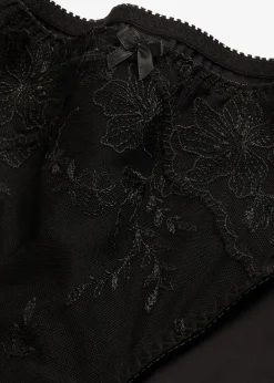 bonprix Nachhaltigere Materialien|Dessous^Maxislip mit Stickerei schwarz