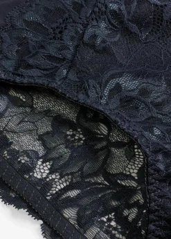 bonprix Höschen|Dessous^Maxislip mit zarter Spitze intensivblau