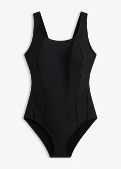 bonprix Nachhaltigere Materialien|Shapewear^Medium Shape-Badeanzug schwarz