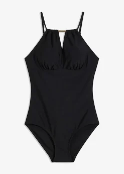 bonprix Nachhaltigere Materialien|Shapewear^Medium Shape-Badeanzug schwarz