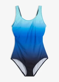 bonprix Nachhaltigere Materialien|Shapewear^Medium Shape-Badeanzug blau