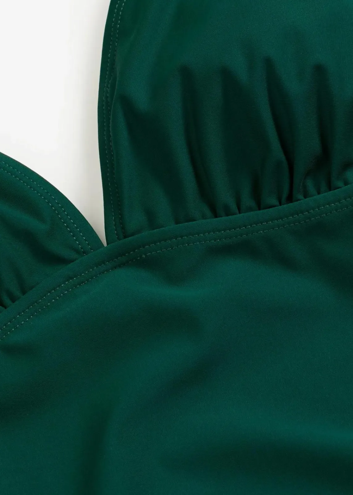bonprix Bademode·Badeanzüge|Bademode·Shapewear^Medium Shape-Badeanzug mit tiefem Ausschnitt dunkelgrün