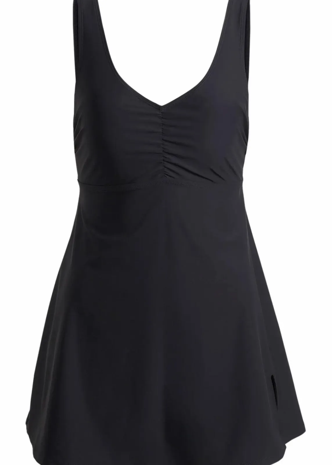 bonprix Nachhaltigere Materialien|Shapewear^Medium Shape-Badekleid mit V-Ausschnitt schwarz