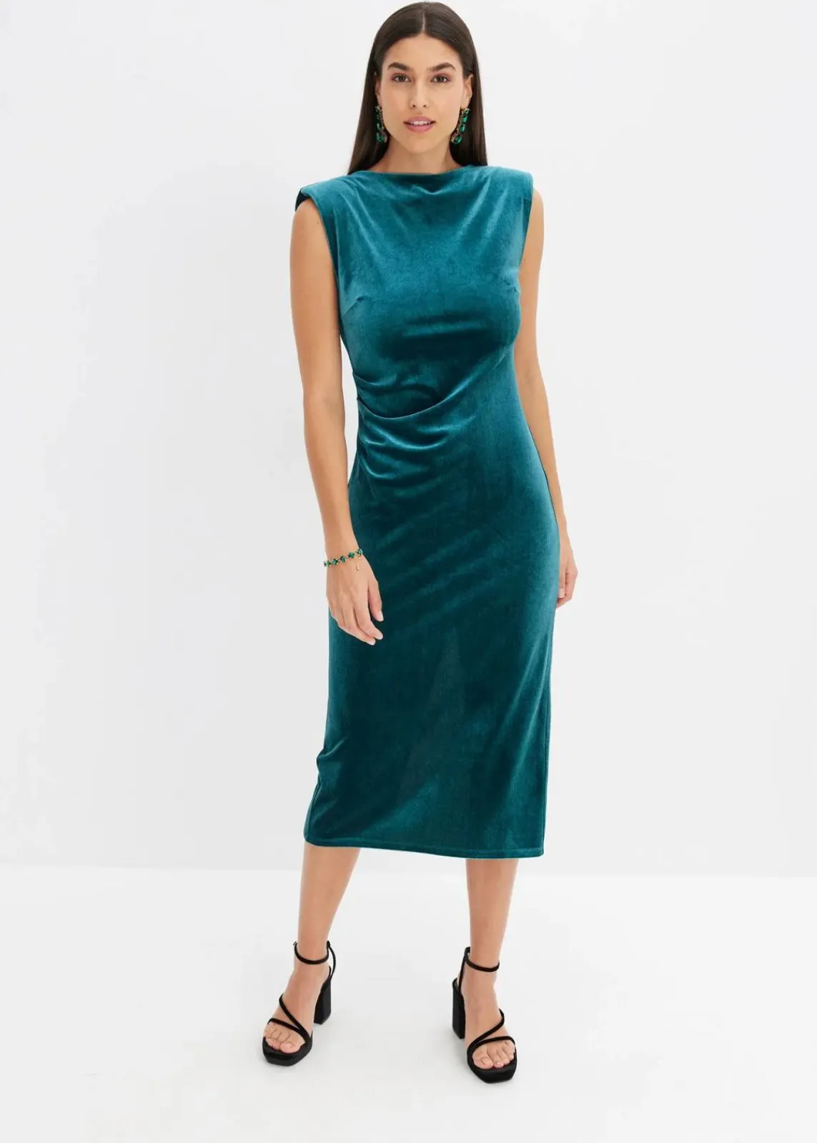 bonprix Kleider^Midikleid brillantgrün