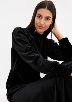 bonprix Bekleidung·Pullover & Strickjacken|Kleider^Midikleid schwarz
