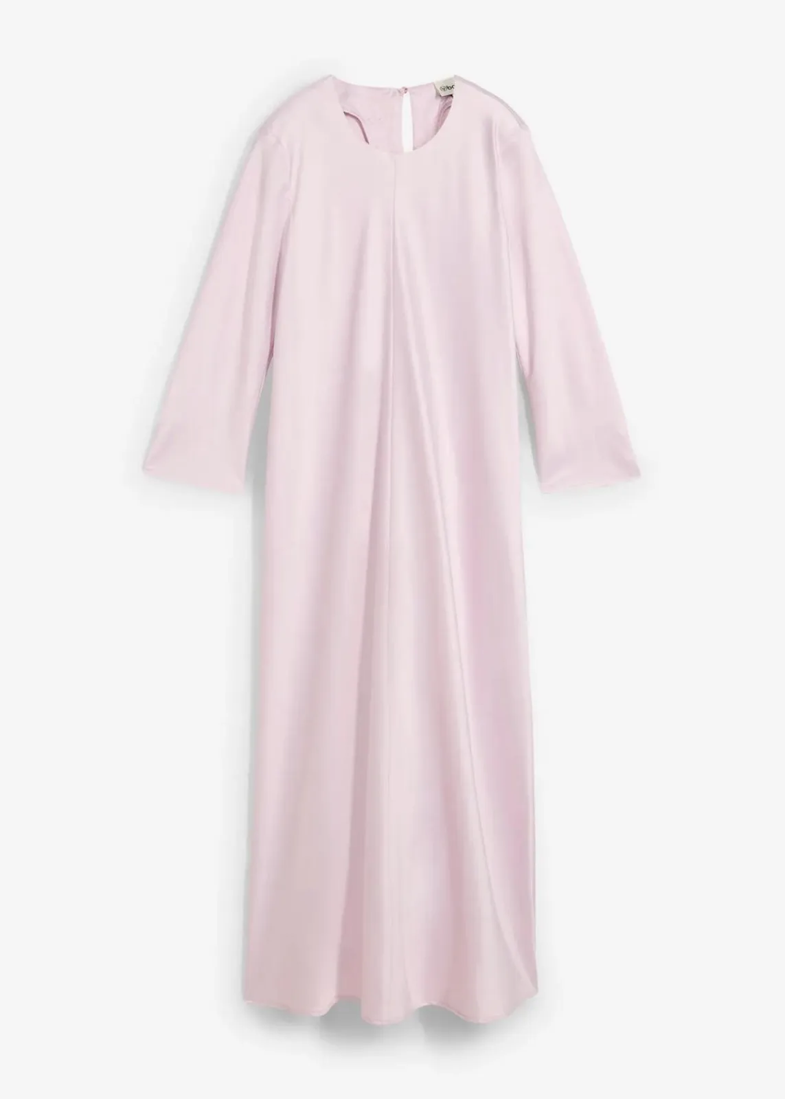 bonprix Kleider|Bekleidung·Pullover & Strickjacken^Midikleid aus glänzendem Satin puderflieder