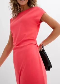bonprix Kleider|Bekleidung·Pullover & Strickjacken^Midikleid aus softem Viskose-Mix paradiespink