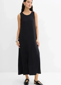 bonprix Kleider^Midikleid in A-Linie schwarz