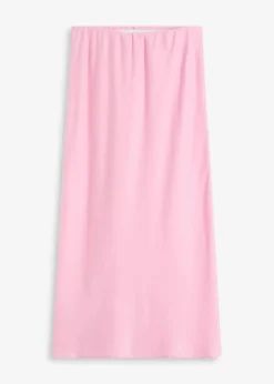 bonprix Röcke|Bekleidung·Sportbekleidung^Midirock aus Satin rosa