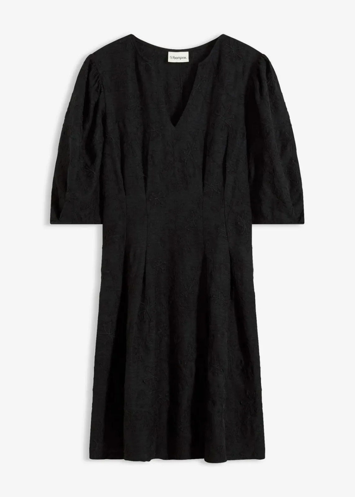 bonprix Bekleidung·Pullover & Strickjacken|Kleider^Minikleid schwarz