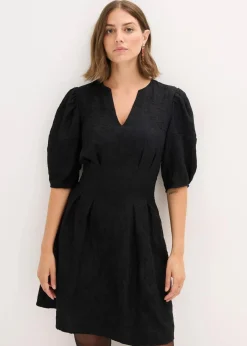 bonprix Bekleidung·Pullover & Strickjacken|Kleider^Minikleid schwarz