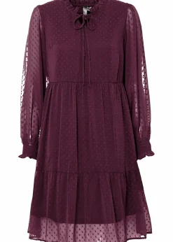 bonprix Kleider|Bekleidung·Pullover & Strickjacken^Minikleid weinrot