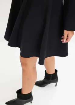 bonprix Bekleidung·Pullover & Strickjacken|Kleider^Minikleid schwarz