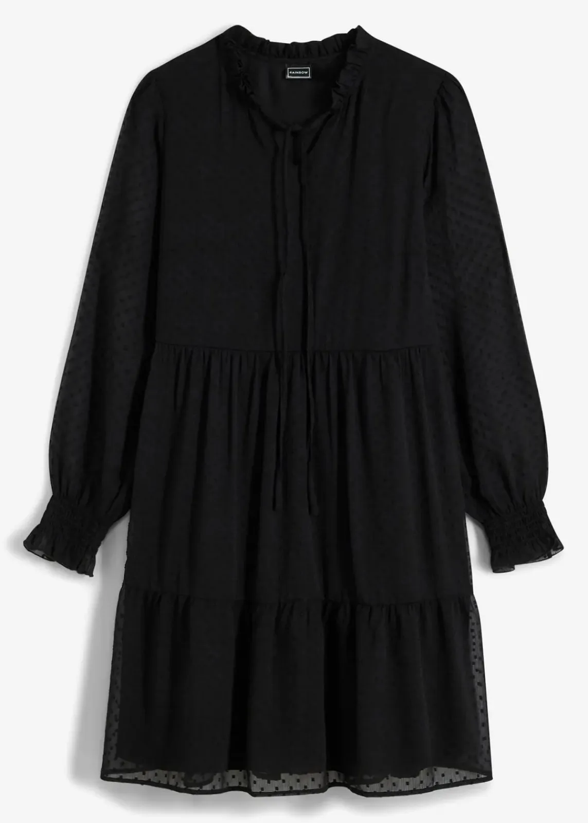 bonprix Bekleidung·Pullover & Strickjacken|Kleider^Minikleid schwarz