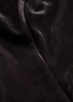 bonprix Bekleidung·Pullover & Strickjacken|Kleider^Minikleid aus softem Samt schwarz