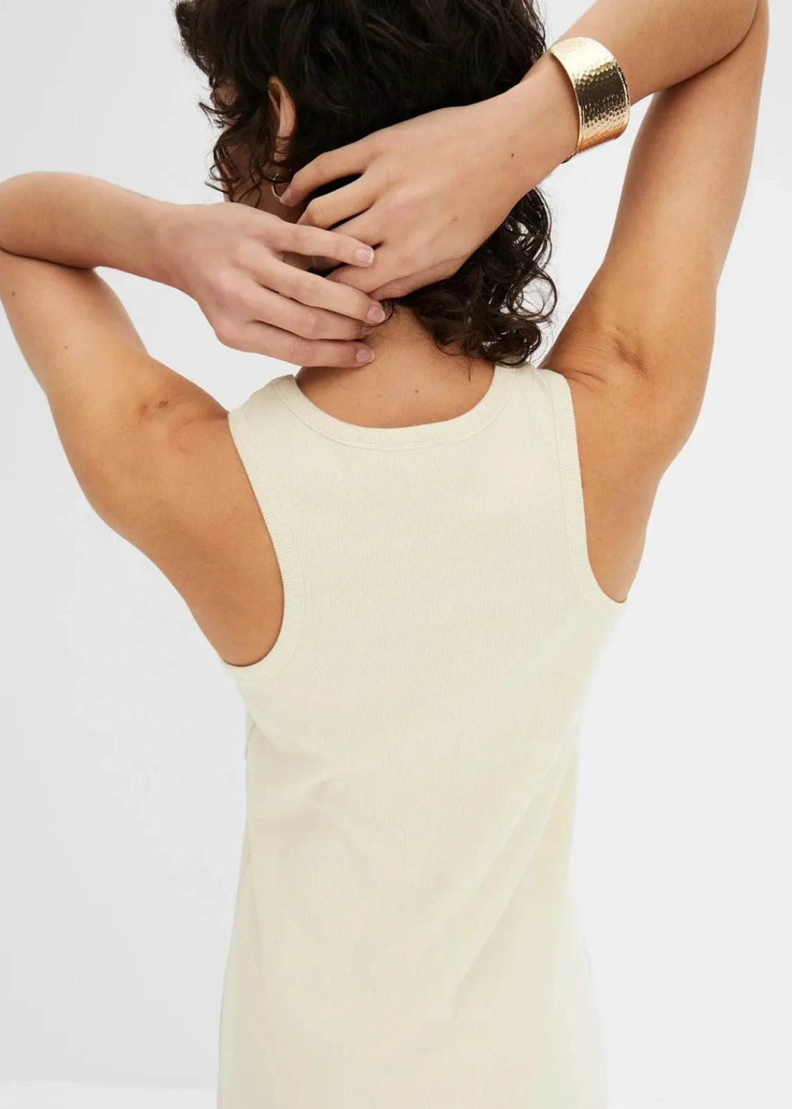 bonprix Bekleidung·Röcke|Basics^Minikleid mit reiner Bio-Baumwolle natur