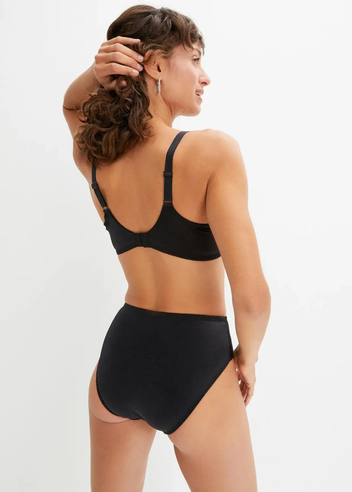 bonprix Wäsche·Dessous|Wäsche·Große Cups D-H^Minimizer BH mit Bügel schwarz