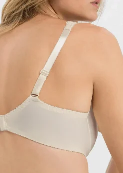 bonprix Große Cups D-H|Bhs^Minimizer-BH mit gepolsterten Trägern (2er Pack) creme+taupe