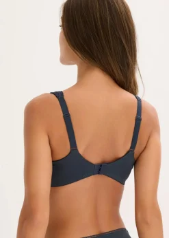 bonprix Große Cups D-H|Nachhaltigere Materialien^Minimizer-BH mit gepolsterten Trägern intensivblau