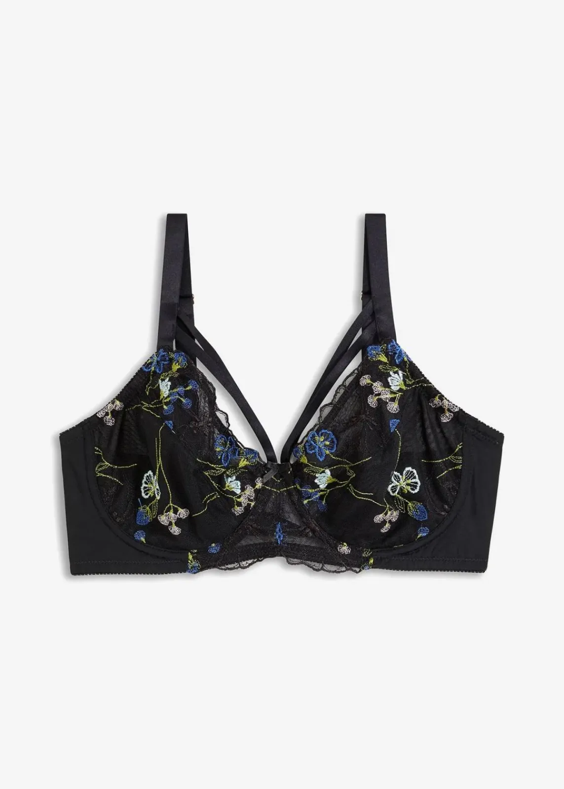 bonprix Bhs|Dessous^Minimizer-BH mit Stickerei schwarz bestickt