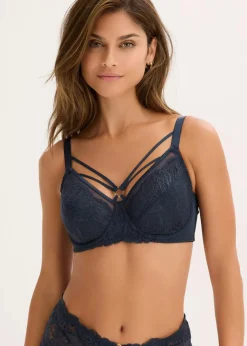 bonprix Nachhaltigere Materialien|Dessous^Minimizer-BH mit zarter Spitze intensivblau