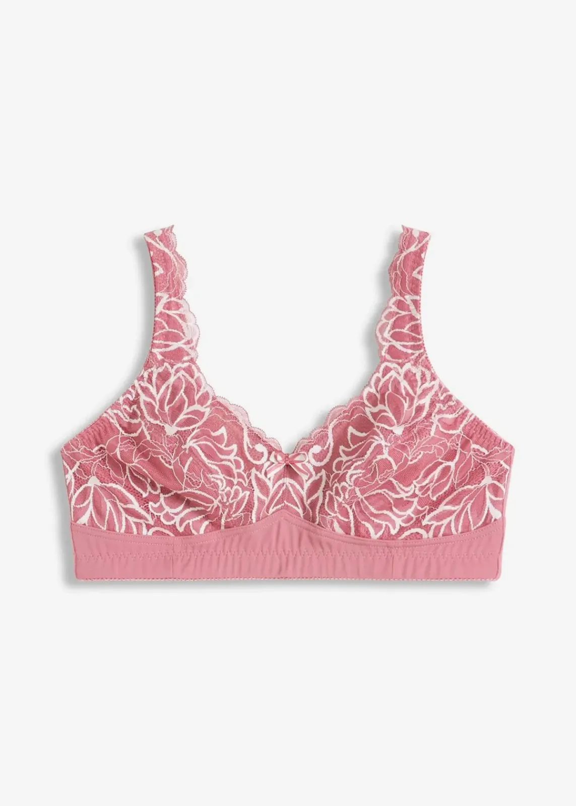 bonprix Nachhaltigere Materialien|Bhs^Minimizer-BH ohne Bügel mit gepolsterten Trägern beerensorbet/wollweiß