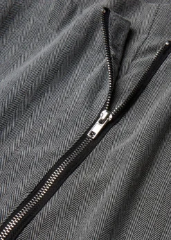 bonprix Bekleidung·Sportbekleidung|Nachhaltigere Materialien^Minirock in Wickeloptik grau