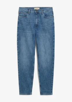 bonprix Bekleidung·Shirts & Tops|Jeans^Mom-Jeans High Waist, cropped mittelblau denim used