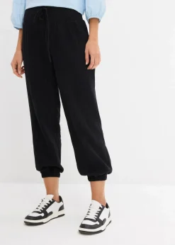 bonprix Hosen|Bekleidung·Kleider^Musselin Hose mit Smockbund schwarz