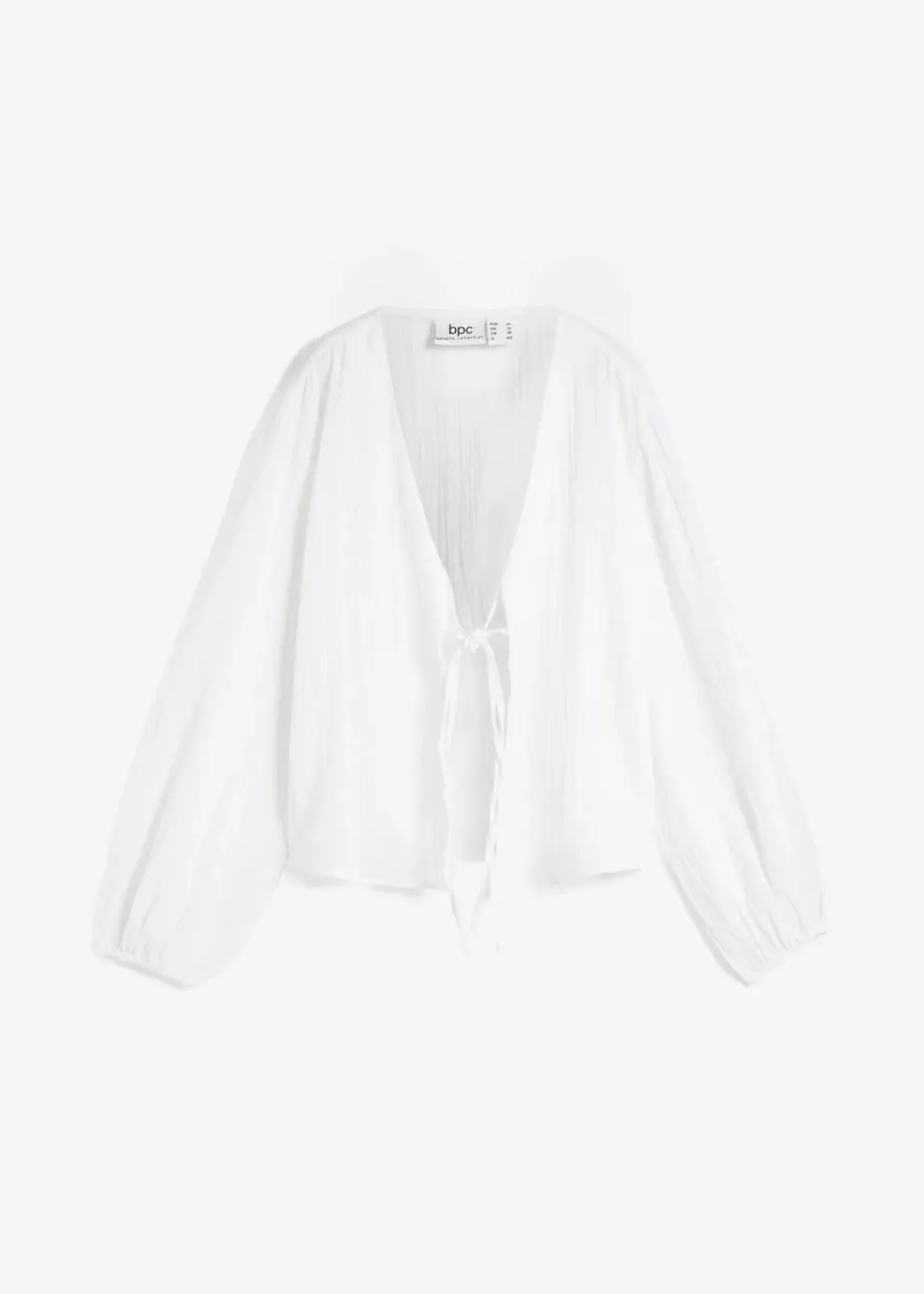 bonprix Bekleidung·Hosen|Jacken & Mäntel^Musselin-Bolero weiß