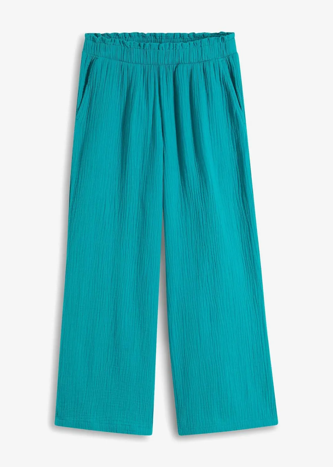 bonprix Hosen|Bekleidung·Kleider^Musselin-Culotte aus Baumwolle smaragd