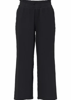bonprix Bekleidung·Kleider|Hosen^Musselin-Culotte aus Baumwolle schwarz