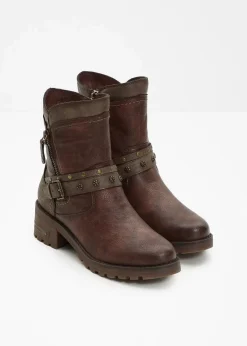 Mustang High Heels|Boots^Biker-Boots braun