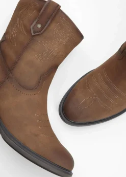 Mustang High Heels|Stiefeletten^Cowboy Stiefelette braun