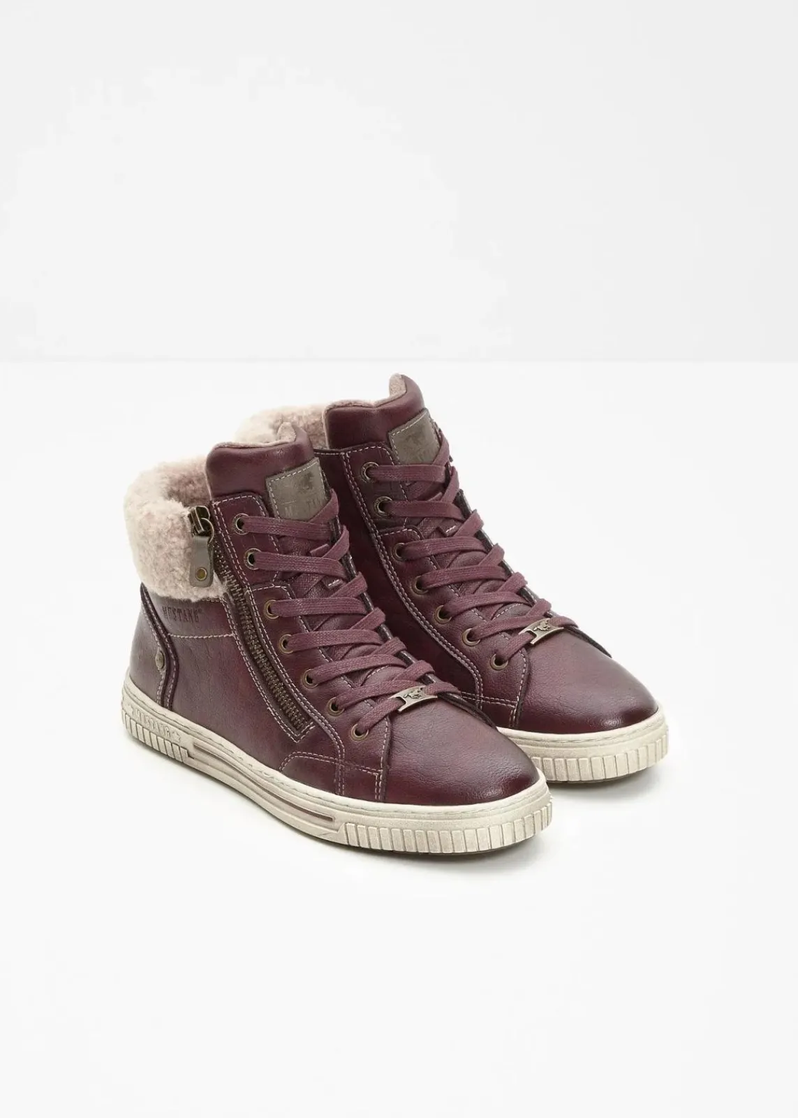 Mustang High Heels|Sneaker^High-Top-Sneaker braun